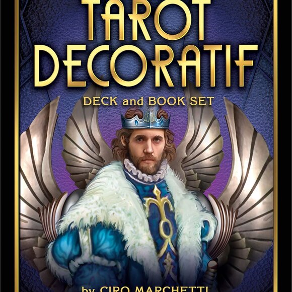 Tarot Decoratif Deck and Book Set, Smith-Waite Tarot, Tarot de Marseille - Picture 1 of 14
